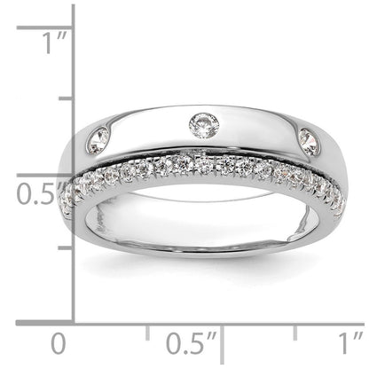 14K Weißgold True Origin Herren 1/2 Karat Im Labor Gezüchtet Diamant Vs D E F Ring