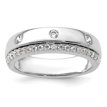 14K Weißgold True Origin Herren 1/2 Karat Im Labor Gezüchtet Diamant Vs D E F Ring