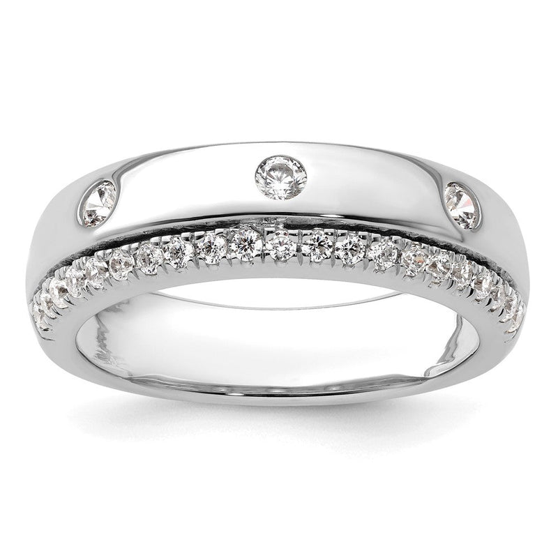 14K Weißgold True Origin Herren 1/2 Karat Im Labor Gezüchtet Diamant Vs D E F Ring