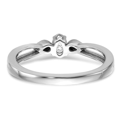 14K Weißgold Ring mit im Labor gezüchteten Diamanten VS/SI+ G+ „Promise“