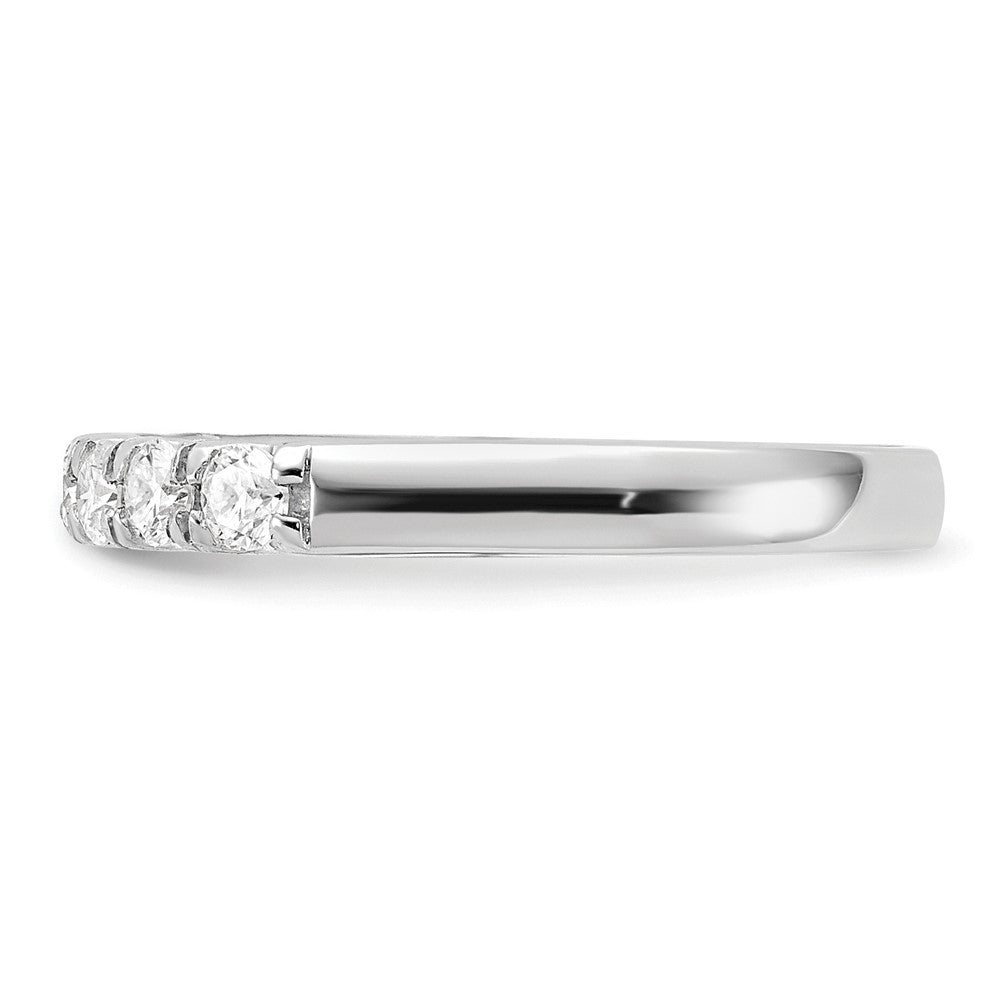 14K Weißgold Ring mit 0,5 ct. laborgezüchteten Diamanten VS/SI+ G+ Siebensteinring