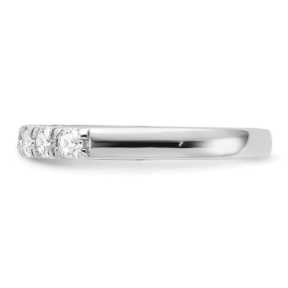 14K Weißgold Ring mit 0,5 ct. laborgezüchteten Diamanten VS/SI+ G+ Siebensteinring