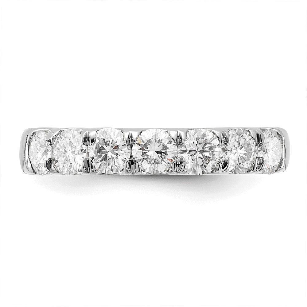 14K Weißgold Ring mit 1 ct. im Labor gezüchteten Diamanten VS/SI+ G+, Siebenstein-Ring