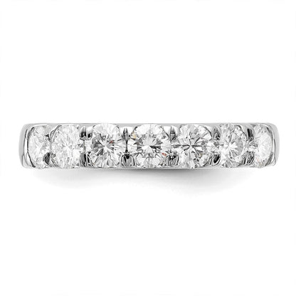 14K Weißgold Ring mit 1 ct. im Labor gezüchteten Diamanten VS/SI+ G+, Siebenstein-Ring