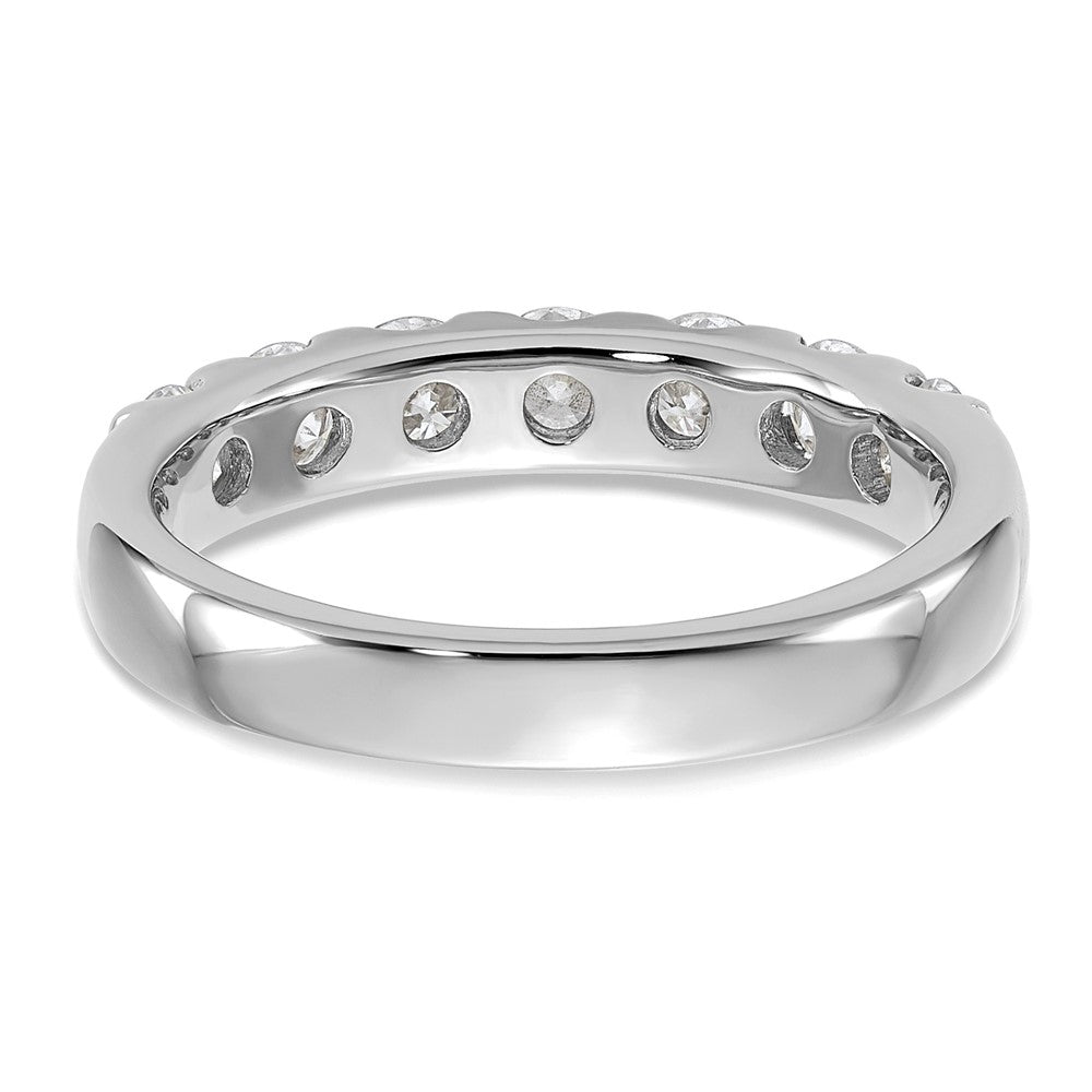 14K Weißgold Ring mit 1 ct. im Labor gezüchteten Diamanten VS/SI+ G+, Siebenstein-Ring