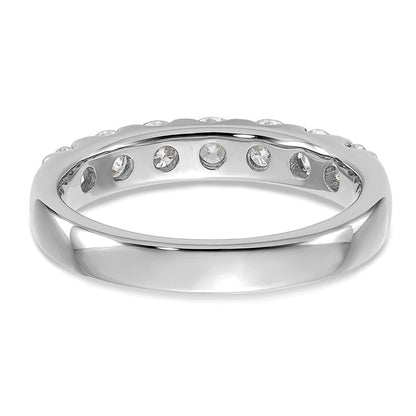 14K Weißgold Ring mit 1 ct. im Labor gezüchteten Diamanten VS/SI+ G+, Siebenstein-Ring