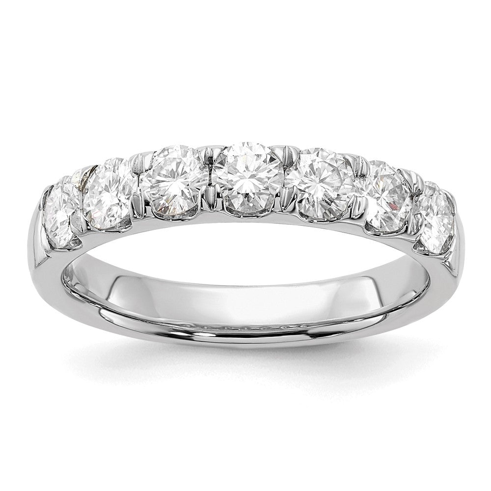 14K Weißgold Ring mit 1 ct. im Labor gezüchteten Diamanten VS/SI+ G+, Siebenstein-Ring