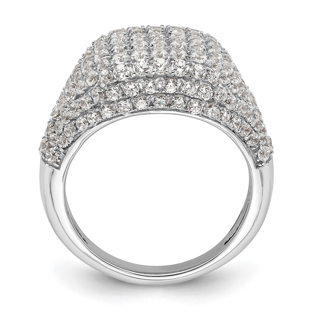 14K Weißgold Fashion-Ring mit 2,25 ct. Laborgezüchteten Diamanten VS/SI+ G+ im Cluster-Design