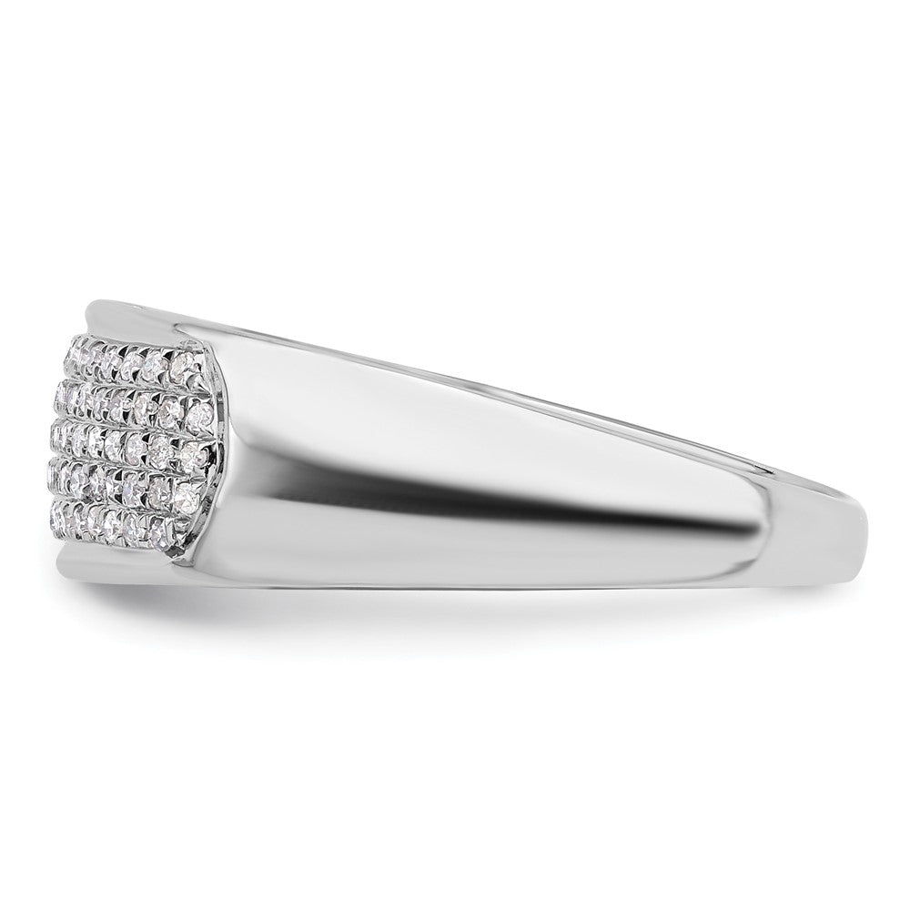 14K Weißgold Damen-Ring mit 0,25 ct. Diamant aus dem Labor, VS/SI+ G+