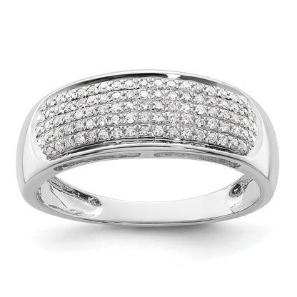 14K Weißgold Damen-Ring mit 0,25 ct. Diamant aus dem Labor, VS/SI+ G+