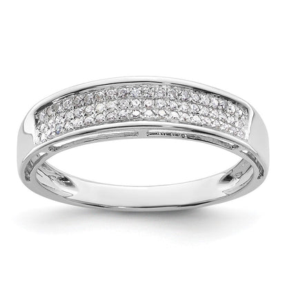14K Weißgold Damen-Ring mit 0,2 ct. Laborgezüchtetem Diamant, VS/SI+ G+