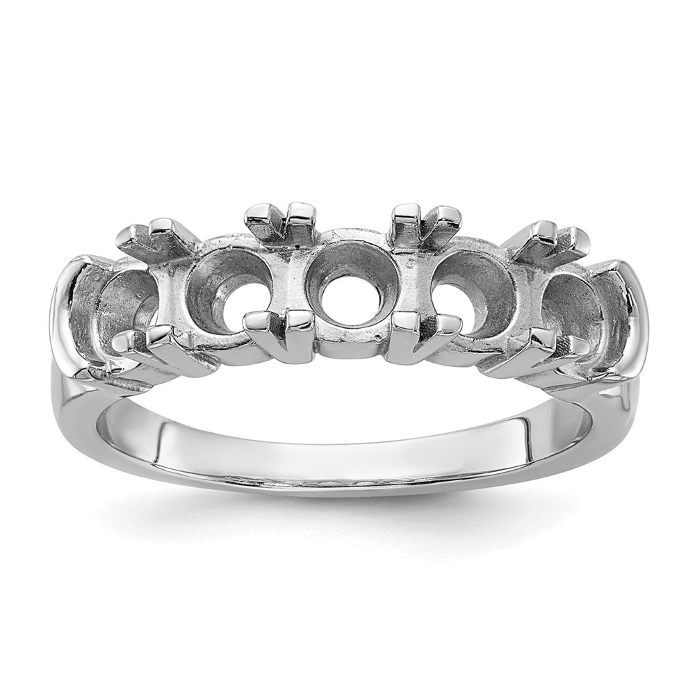 14K Weißgold Fünf-Stein-Ring mit 1,75 ct. Laborgezüchteten Diamanten VS/SI+ G+