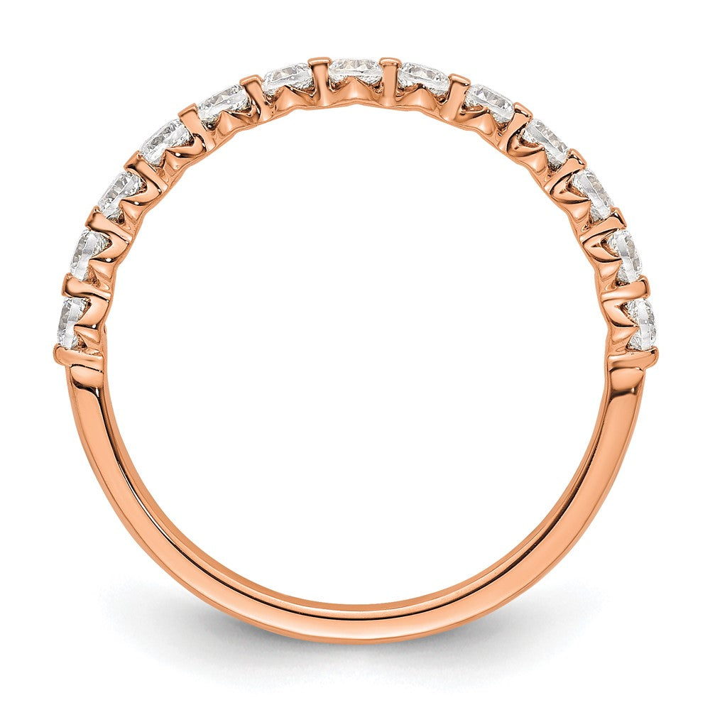 14K Roségold True Origin 1/2 Karat Im Labor Gezüchtet Diamant Vs D E F Ring