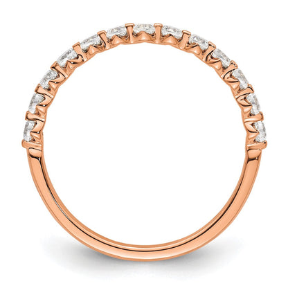 14K Roségold True Origin 1/2 Karat Im Labor Gezüchtet Diamant Vs D E F Ring