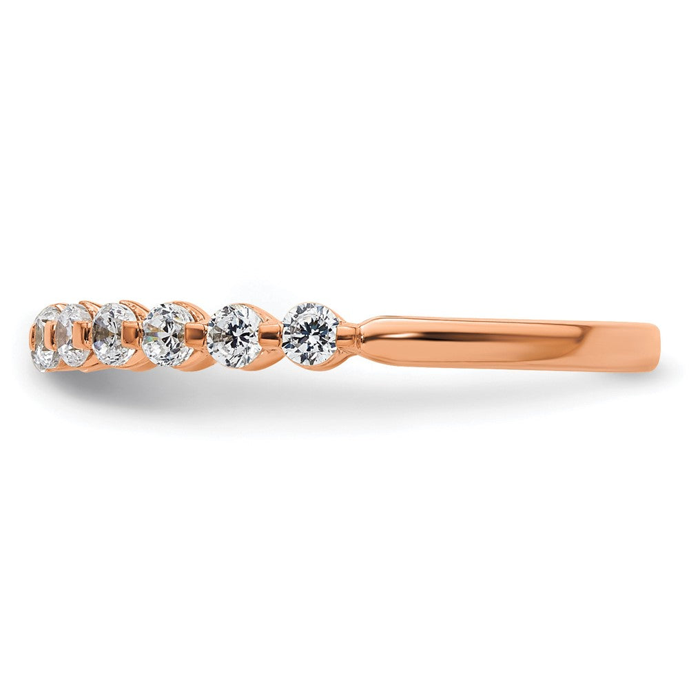 14K Roségold True Origin 1/2 Karat Im Labor Gezüchtet Diamant Vs D E F Ring