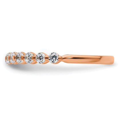 14K Roségold True Origin 1/2 Karat Im Labor Gezüchtet Diamant Vs D E F Ring