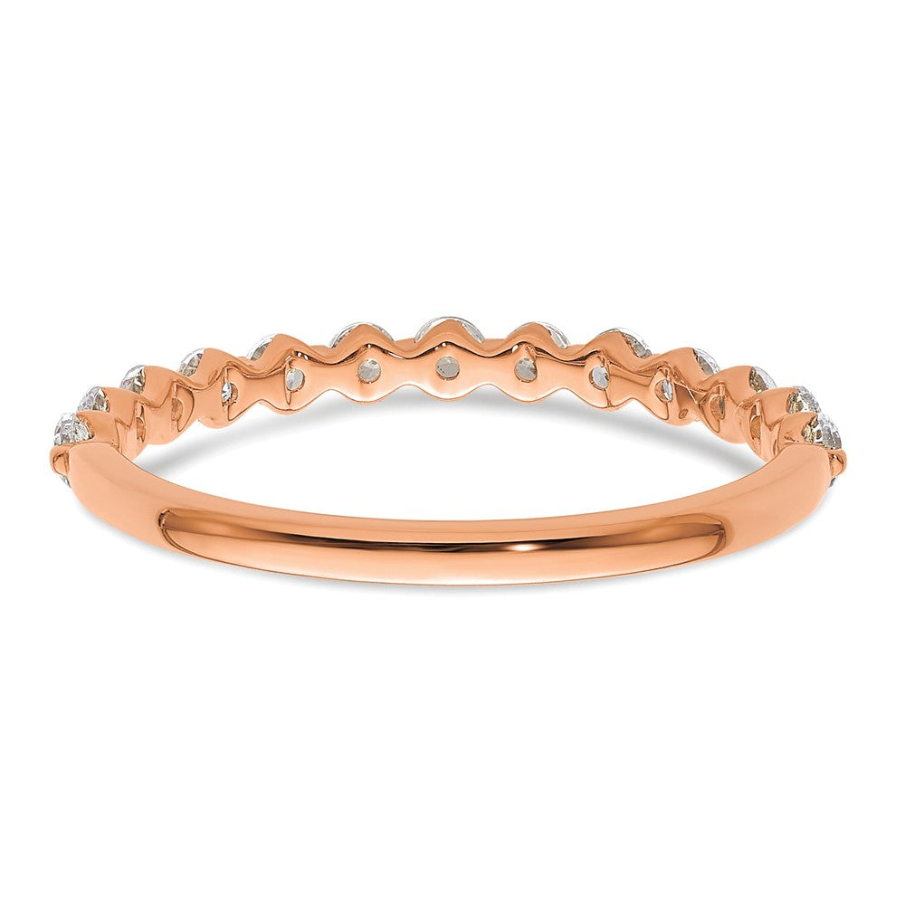 14K Roségold True Origin 1/2 Karat Im Labor Gezüchtet Diamant Vs D E F Ring