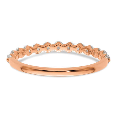14K Roségold True Origin 1/2 Karat Im Labor Gezüchtet Diamant Vs D E F Ring