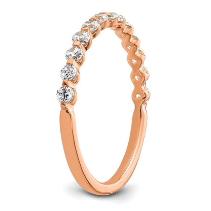 14K Roségold True Origin 1/2 Karat Im Labor Gezüchtet Diamant Vs D E F Ring