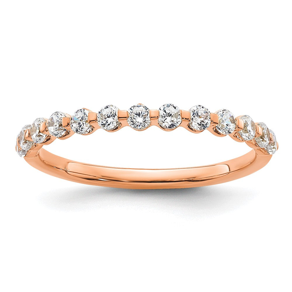 14K Roségold True Origin 1/2 Karat Im Labor Gezüchtet Diamant Vs D E F Ring