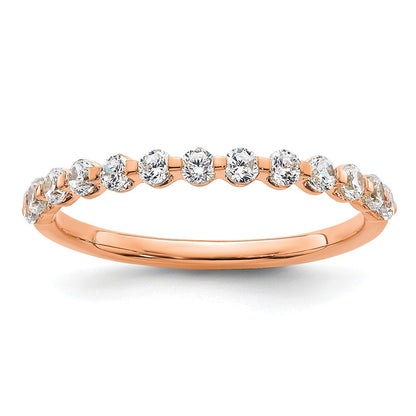 14K Roségold True Origin 1/2 Karat Im Labor Gezüchtet Diamant Vs D E F Ring