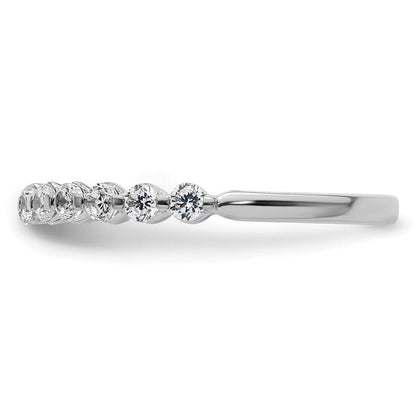 True Origin 14K Weißgold 1/2 Karat Im Labor Gezüchtet Diamant Vs+ F+ Komplett Ehering Ring