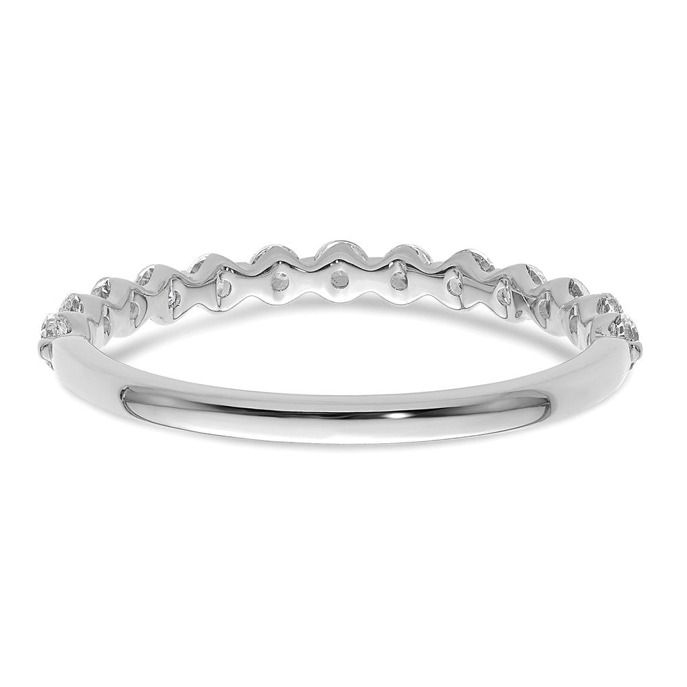 True Origin 14K Weißgold 1/2 Karat Im Labor Gezüchtet Diamant Vs+ F+ Komplett Ehering Ring
