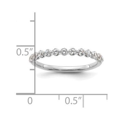 True Origin 14K Weißgold 1/2 Karat Im Labor Gezüchtet Diamant Vs+ F+ Komplett Ehering Ring