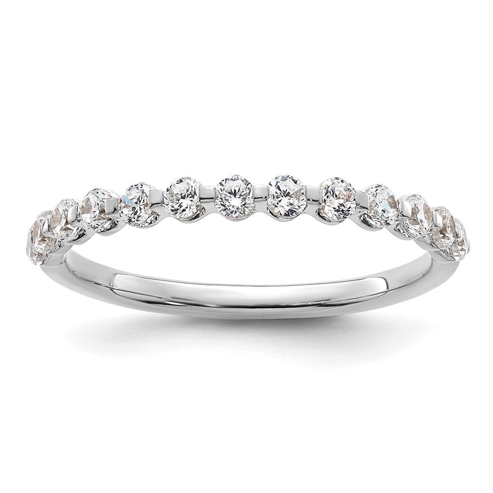 True Origin 14K Weißgold 1/2 Karat Im Labor Gezüchtet Diamant Vs+ F+ Komplett Ehering Ring