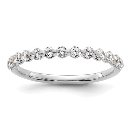 True Origin 14K Weißgold 1/2 Karat Im Labor Gezüchtet Diamant Vs+ F+ Komplett Ehering Ring