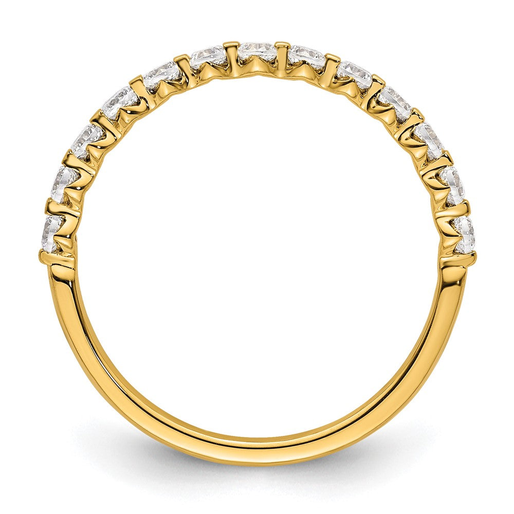True Origin 14K Gelbgold 1/2 Karat Im Labor Gezüchtet Diamant Vs+ F+ Komplett Ehering Ring
