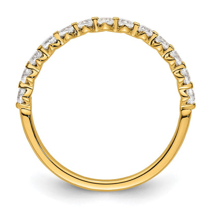 True Origin 14K Gelbgold 1/2 Karat Im Labor Gezüchtet Diamant Vs+ F+ Komplett Ehering Ring