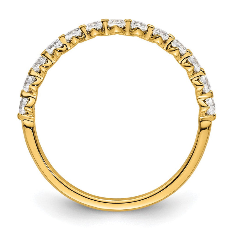 True Origin 14K Gelbgold 1/2 Karat Im Labor Gezüchtet Diamant Vs+ F+ Komplett Ehering Ring