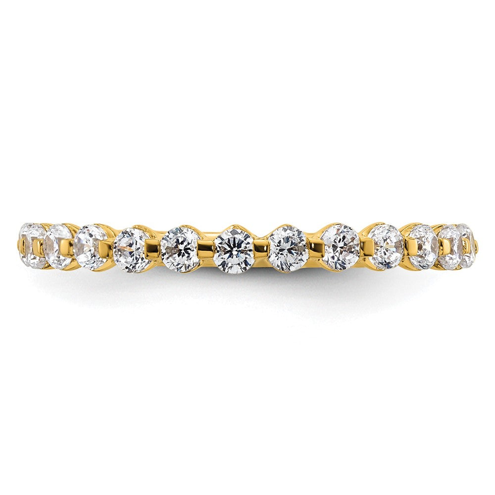 True Origin 14K Gelbgold 1/2 Karat Im Labor Gezüchtet Diamant Vs+ F+ Komplett Ehering Ring