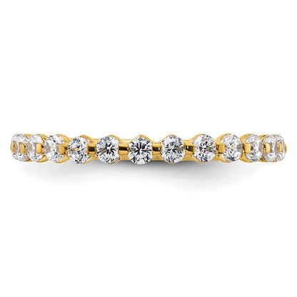 True Origin 14K Gelbgold 1/2 Karat Im Labor Gezüchtet Diamant Vs+ F+ Komplett Ehering Ring