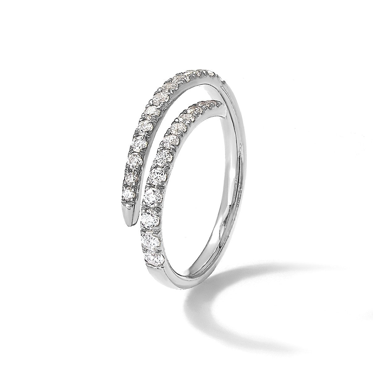 14K Weißgold True Origin 3/8 Karat Im Labor Gezüchtet Diamant Vs D E F Fantasie Ring