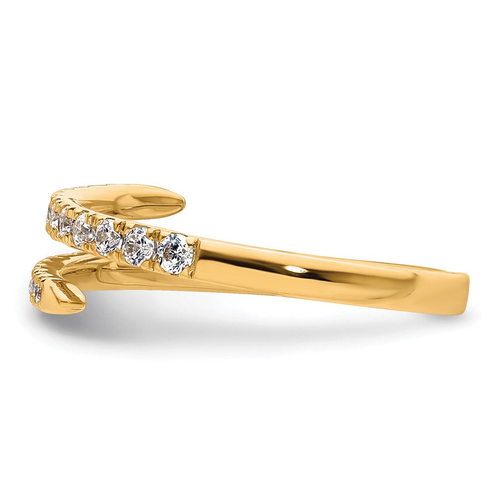 True Origin 14K Gelbgold 3/8 Karat Im Labor Gezüchtet Diamant Vs+ F+ Komplett Mode Ehering Ring
