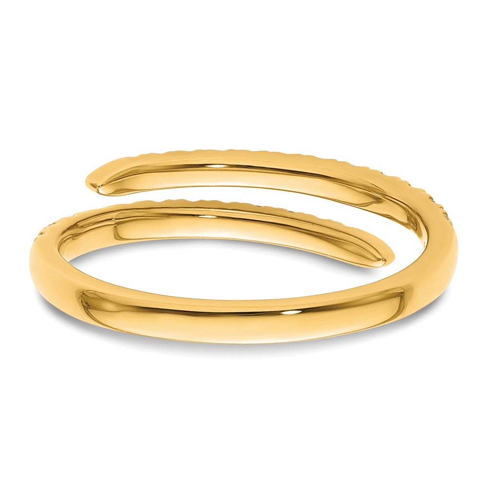 True Origin 14K Gelbgold 3/8 Karat Im Labor Gezüchtet Diamant Vs+ F+ Komplett Mode Ehering Ring