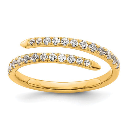 True Origin 14K Gelbgold 3/8 Karat Im Labor Gezüchtet Diamant Vs+ F+ Komplett Mode Ehering Ring