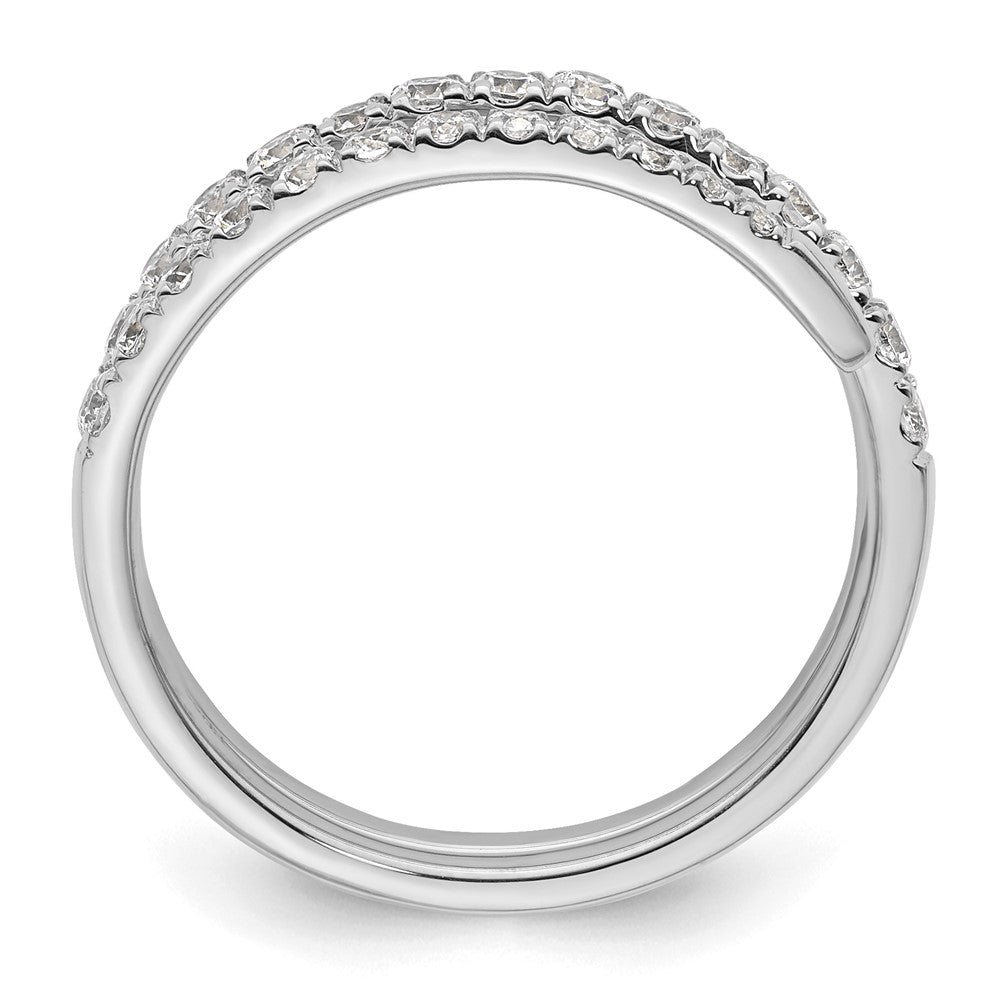 14K Weißgold True Origin 3/4 Karat Im Labor Gezüchtet Diamant Vs D E F Fantasie Ring