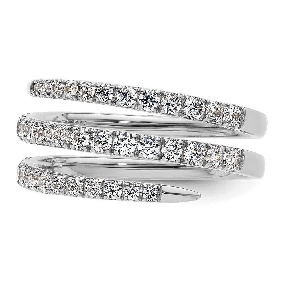 14K Weißgold True Origin 3/4 Karat Im Labor Gezüchtet Diamant Vs D E F Fantasie Ring