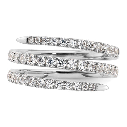 14K Weißgold True Origin 3/4 Karat Im Labor Gezüchtet Diamant Vs D E F Fantasie Ring