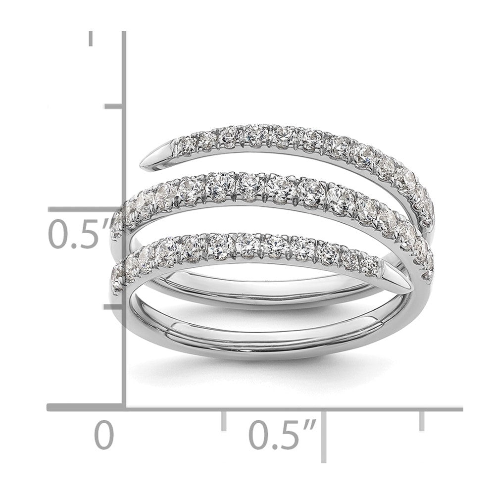 14K Weißgold True Origin 3/4 Karat Im Labor Gezüchtet Diamant Vs D E F Fantasie Ring