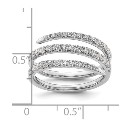14K Weißgold True Origin 3/4 Karat Im Labor Gezüchtet Diamant Vs D E F Fantasie Ring