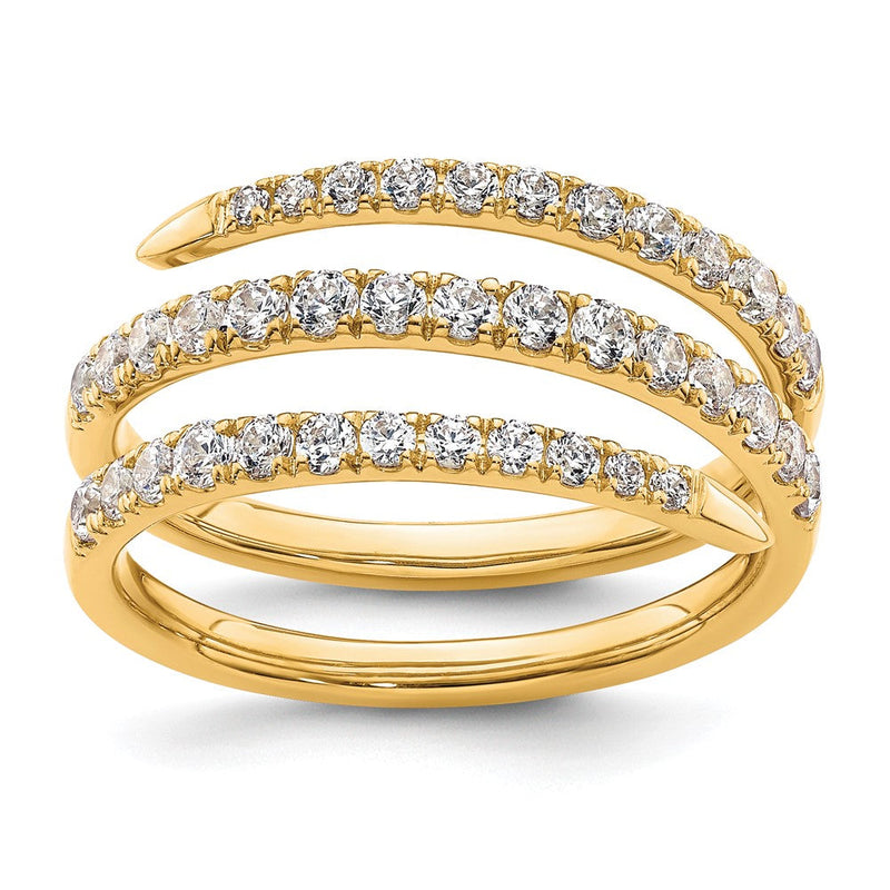 True Origin 14K Gelbgold 3/4 Karat Im Labor Gezüchtet Diamant Vs+ F+ Komplett Fasion Ehering Ring