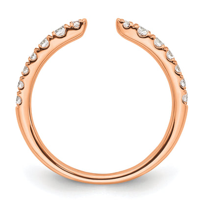 14K Roségold True Origin 3/8 Karat Im Labor Gezüchtet Diamant Vs D E F Fantasie Ring