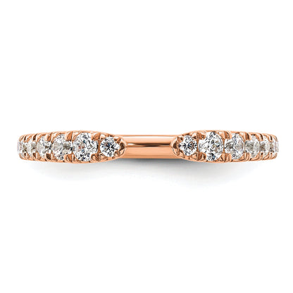 14K Roségold True Origin 3/8 Karat Im Labor Gezüchtet Diamant Vs D E F Fantasie Ring