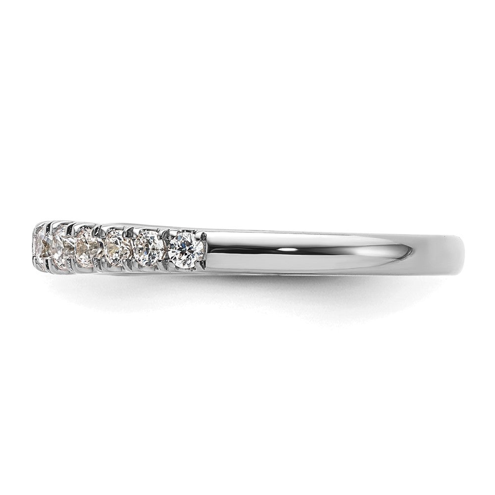 True Origin 14K Weißgold 3/8 Karat Im Labor Gezüchtet Diamant Vs+ F+ Komplett Ehering Ring