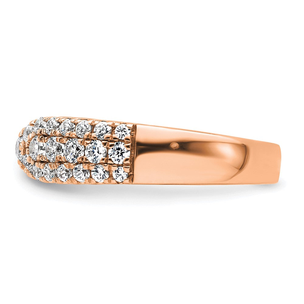 14K Roségold True Origin 3/4 Karat Im Labor Gezüchtet Diamant Vs D E F Fantasie Ring