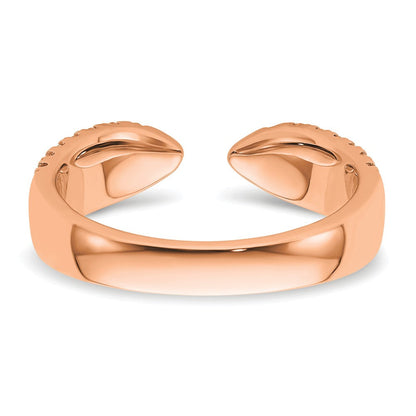 14K Roségold True Origin 3/4 Karat Im Labor Gezüchtet Diamant Vs D E F Fantasie Ring